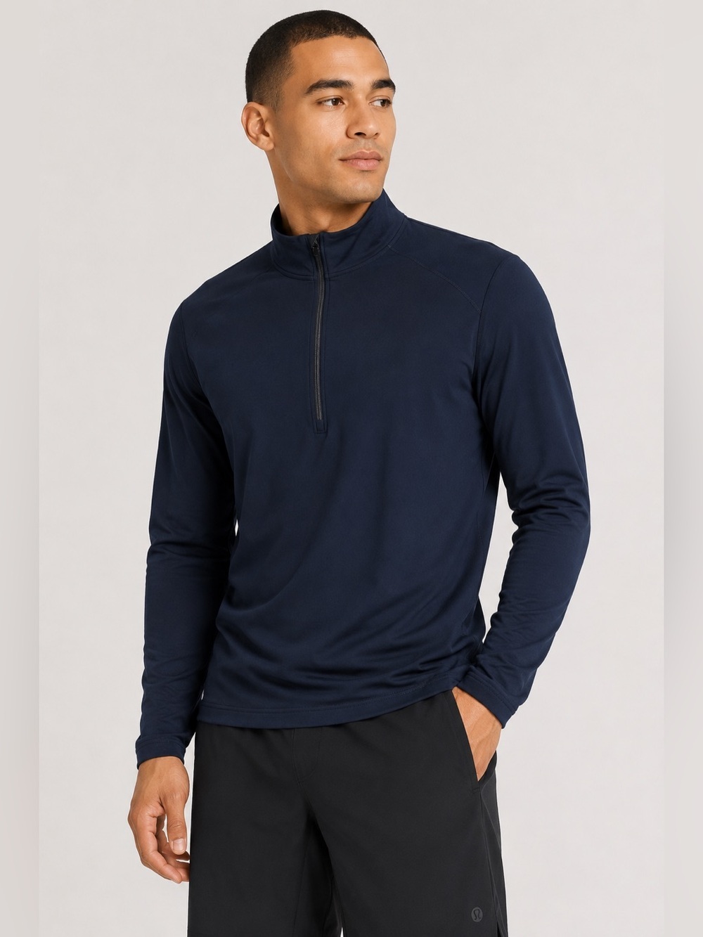 Lululemon Men’s Navy Half Zip Performance Pullover Size Medium